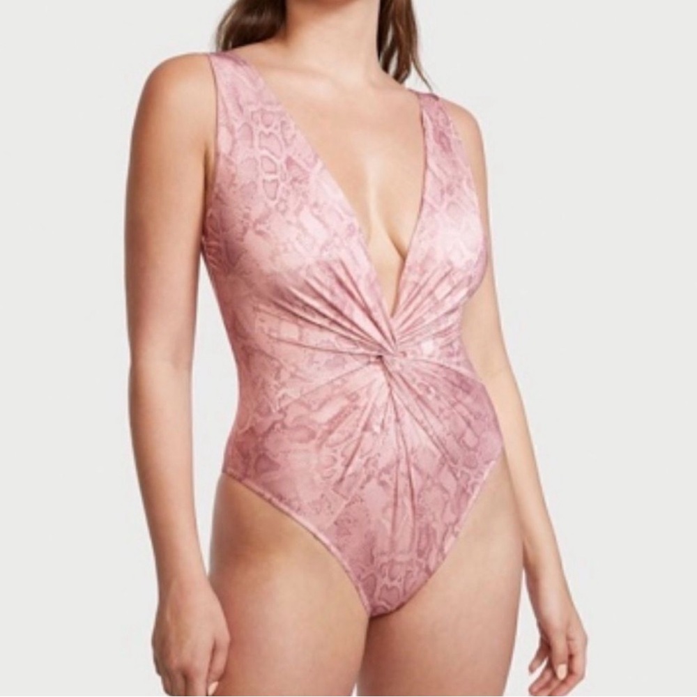 Victoria’s Secret deep plunge twist one piece